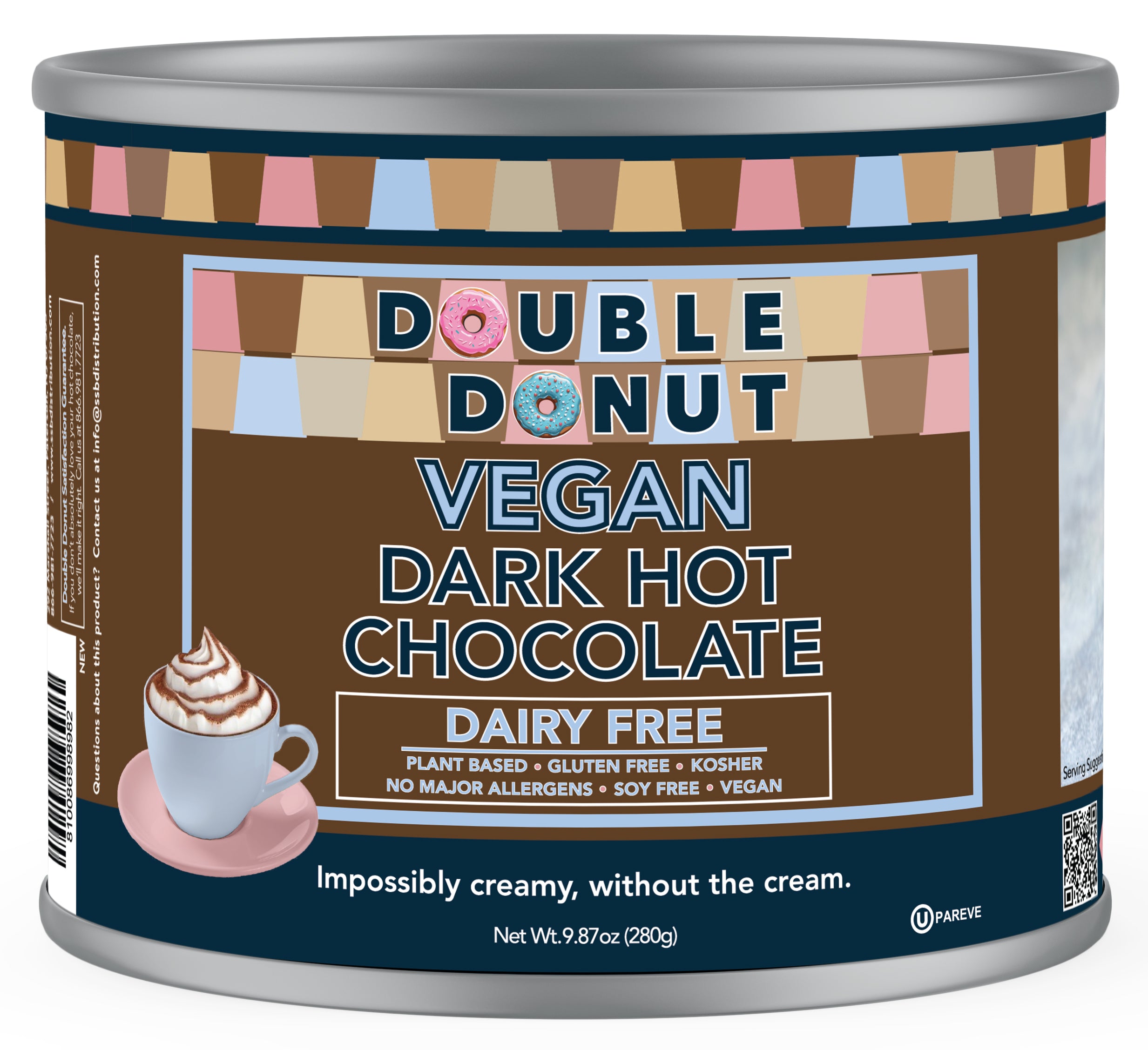 Vegan Dairy Free Dark Hot Chocolate Mix – Crazy Cups