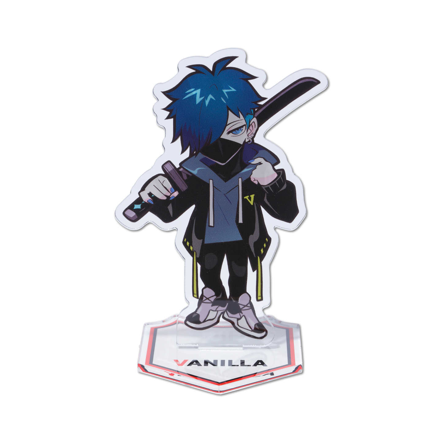 VANILLA ACRYLIC STAND – CRAZY RACCOON