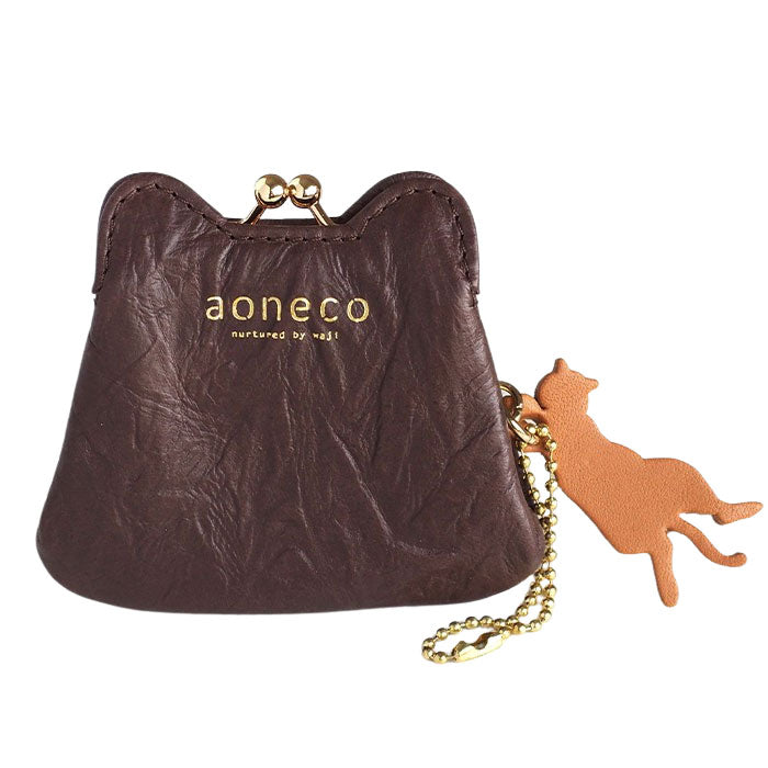 aoneco(アオネコ) マイクロ がま口ポーチ [an020] 革製品を手がける