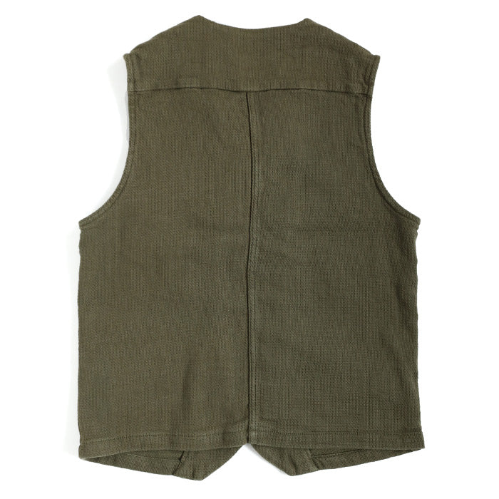 graphzero(グラフゼロ) アビエーターワークベスト カーキ メンズ