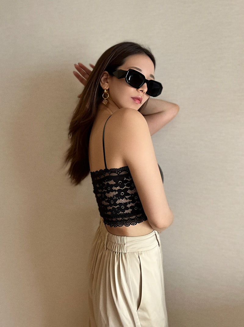 フェイクレザーレースキャミソール DPB56006 – CRAMMY