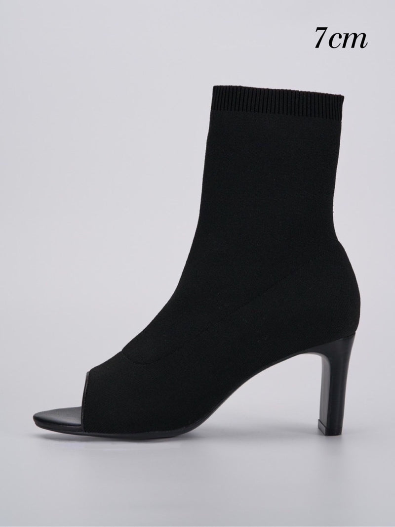 オープントゥ ニットブーツ – CRAMMY