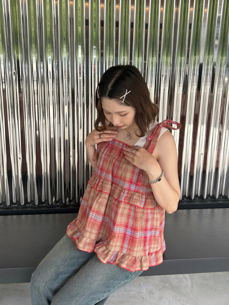 チェックキャミトップス DPA61373 – CRAMMY