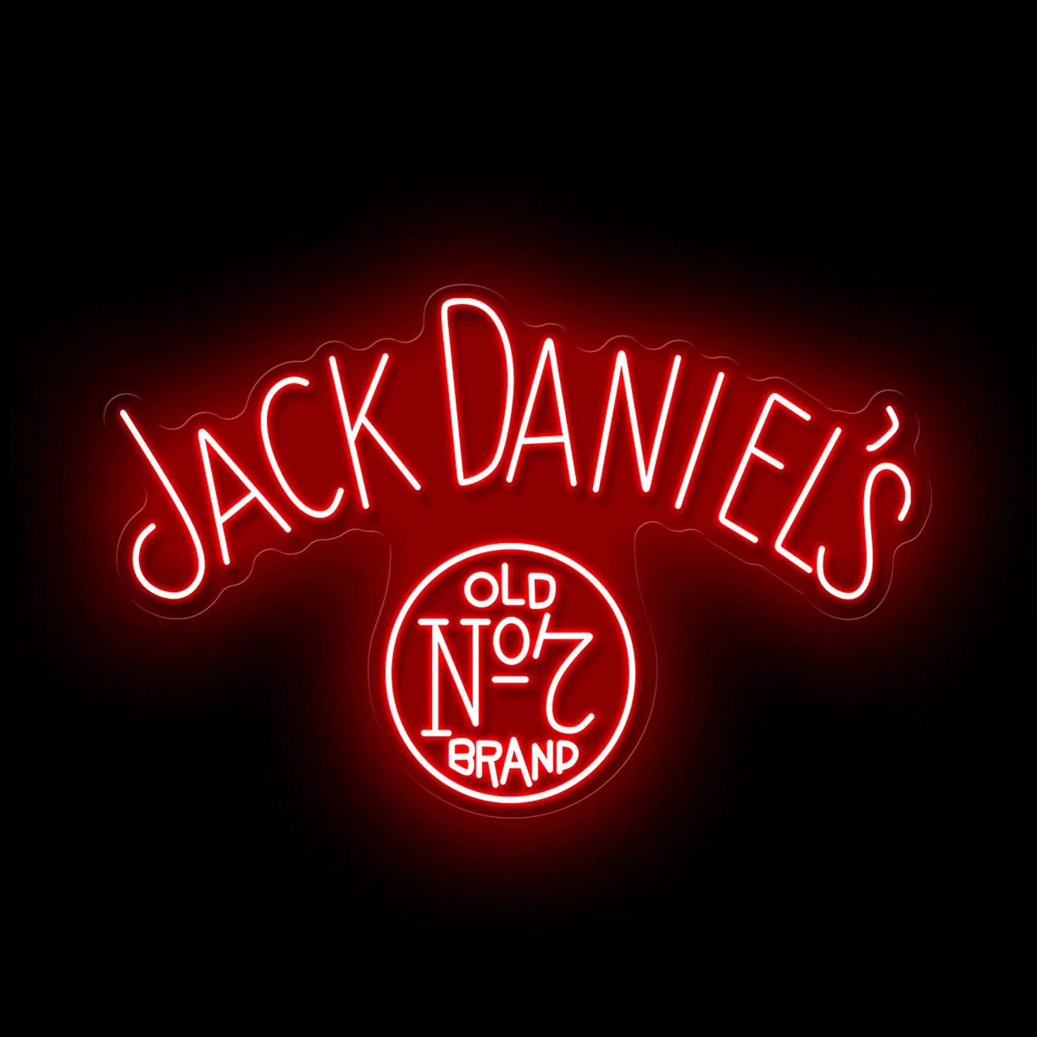 Jack Daniels Neon Sign |Light Up Space with Whiskey Elegance