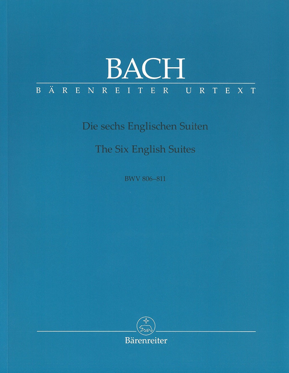 Die sechs Englischen Suiten - イギリス組曲集 - J.S.バッハ — 楽譜