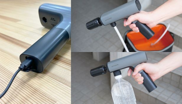 SPICERR(スパイサー)ポケッタブル高圧洗浄機[SWU-201(BK)] SPICERR