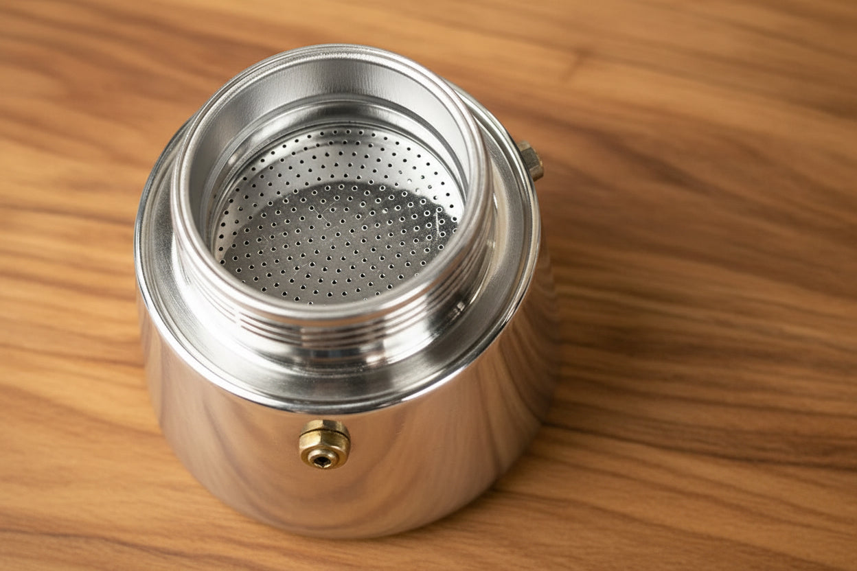 Cuisinox Roma Mirror Stainless Steel Induction Stovetop Moka Espresso