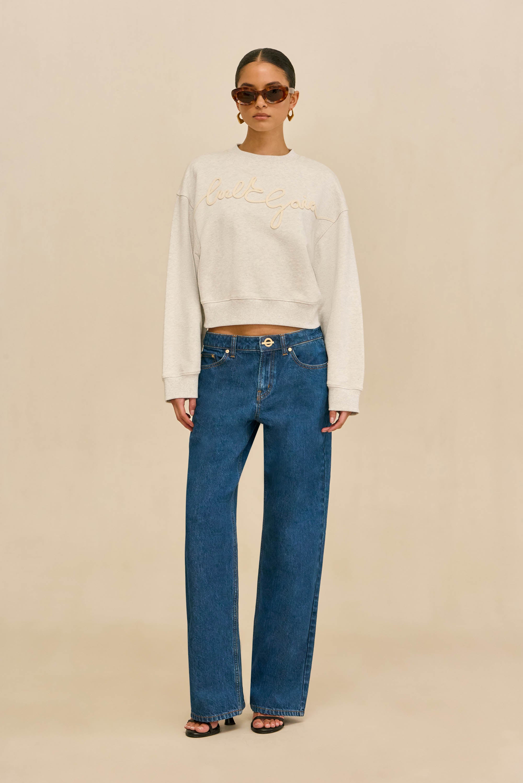 CARINNA SWEATSHIRT - LIGHT GREY – CULT GAIA