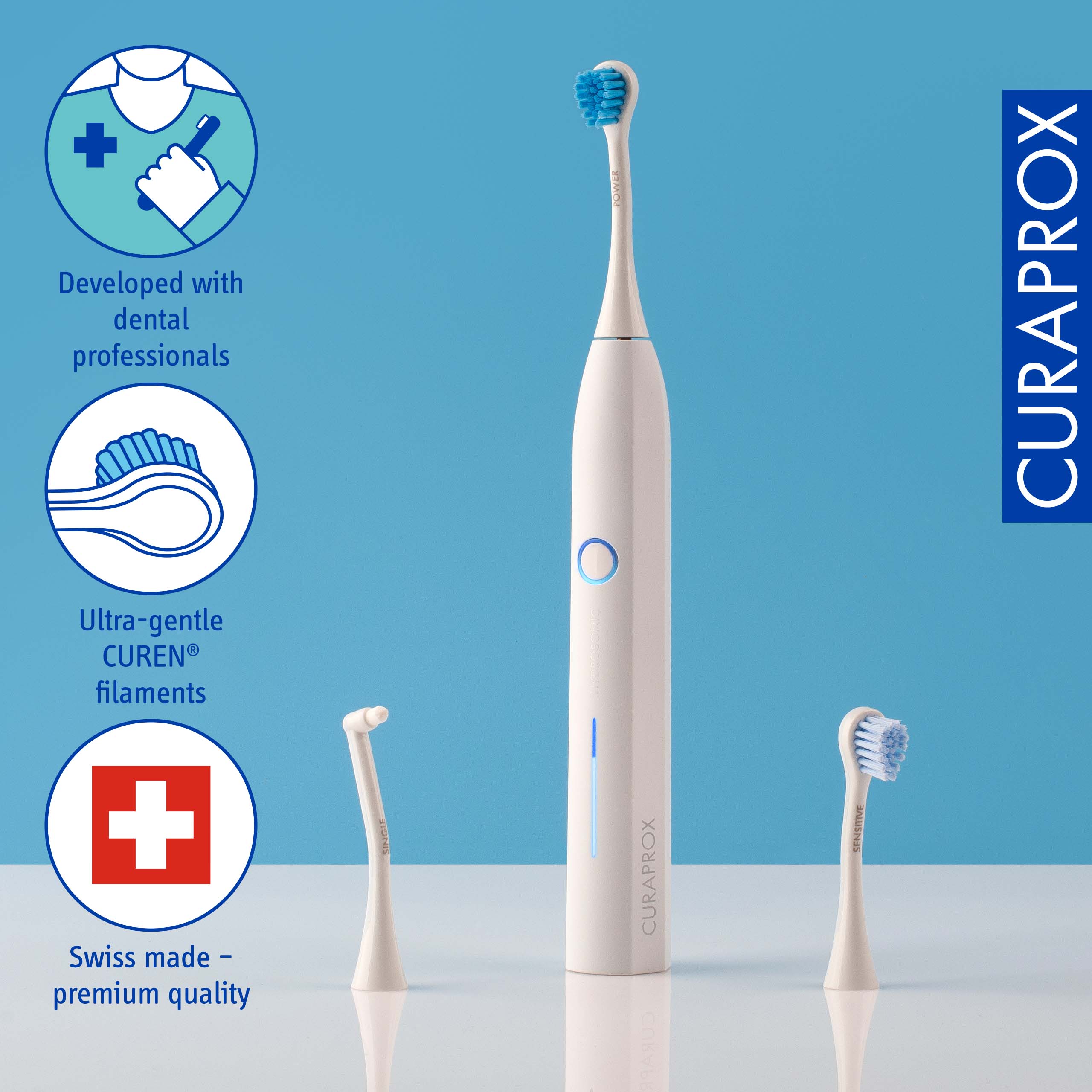 Curaprox Hydrosonic Pro, Electric Toothbrush