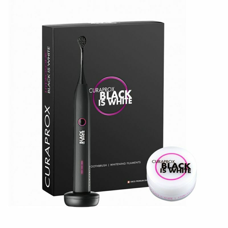 クラプロックス 歯ブラシ ブラックイズホワイト（黒×白）2本セット