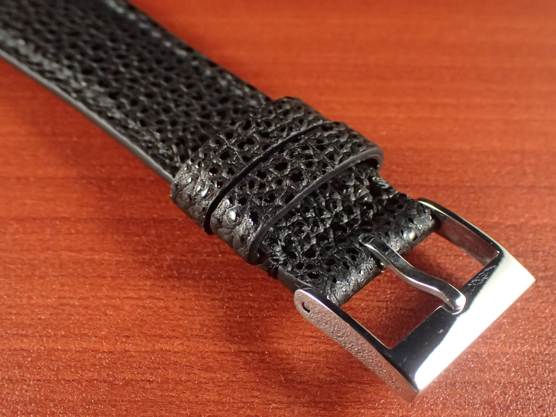 受注生産 フォルマルシェンテ オールハンドメイド革ベルト 姫路黒桟革