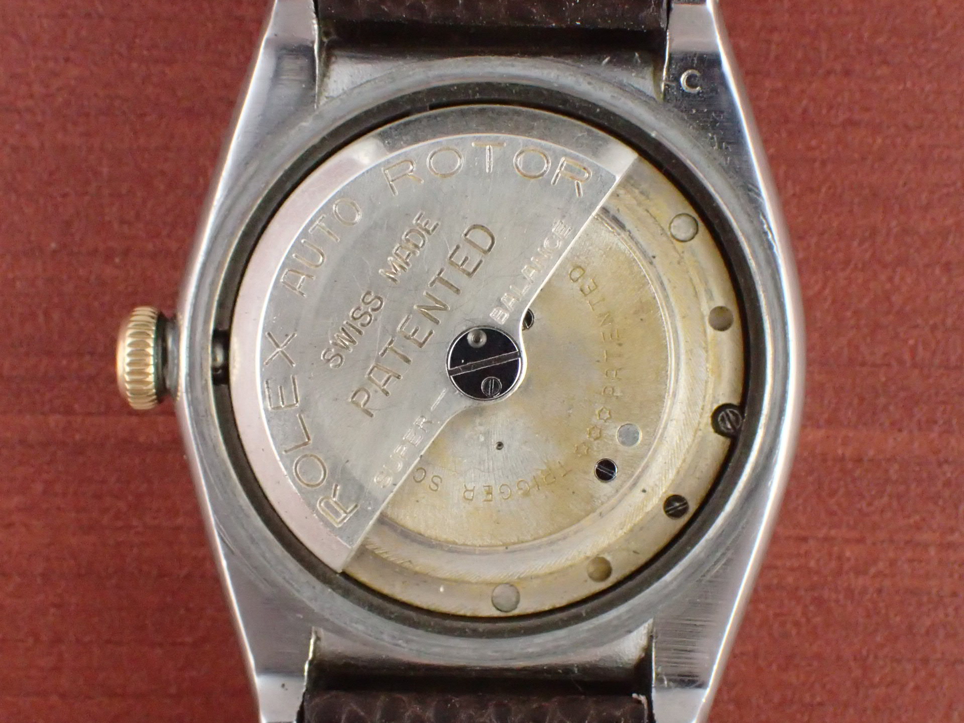 ロレックス バブルバック YG/SSコンビ フーデッド ブラックDL 1940年代