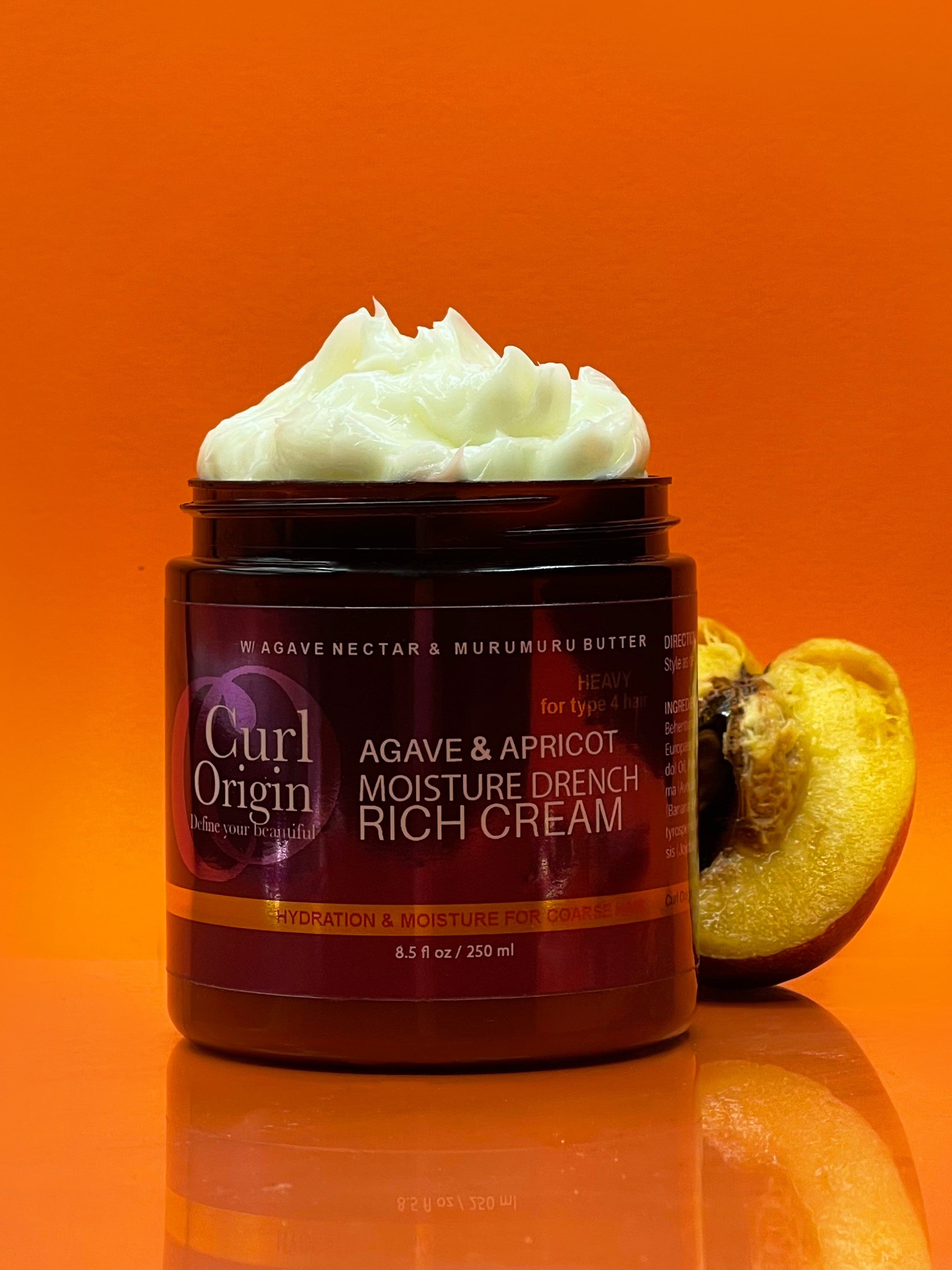 agave & apricot moisture drench rich cream – Curl Origin
