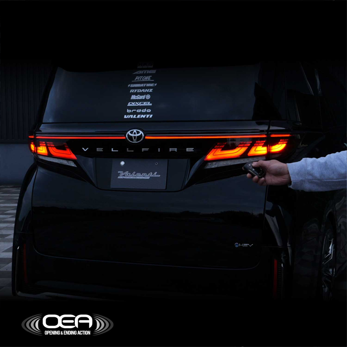 アルファード40系 純正テールランプ対応 ヴァレンティ オープニング