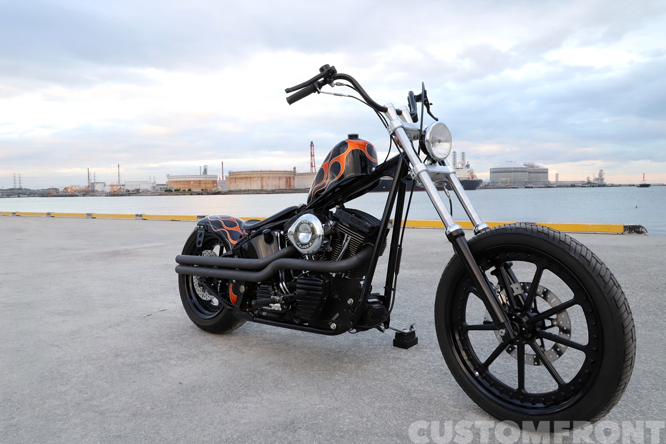 ハーレー フリスコチョッパースタイルのツインカム 仙台コズミック