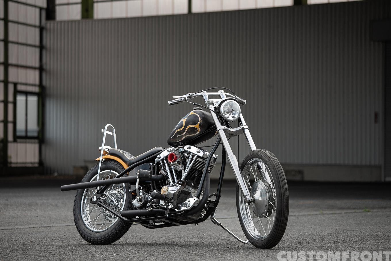 POWERS MOTORCYCLEのハーレー オールドスクールのショベルヘッド FLH