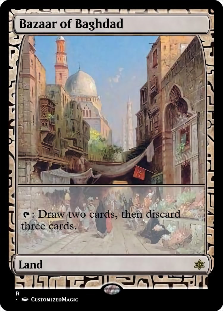 Bazaar Of Baghdad | Magic The Gathering Proxy Cards
