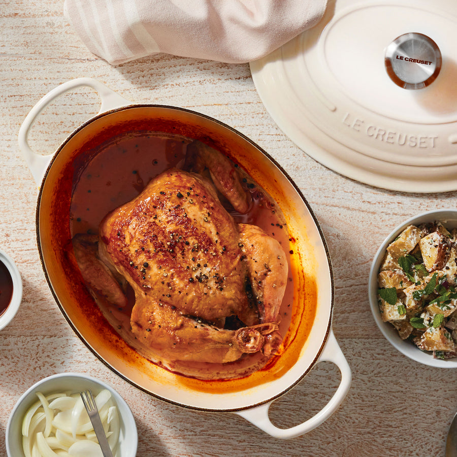 Le Creuset Dutch Oven - 6.75-qt Oval - Meringue – Cutlery and More