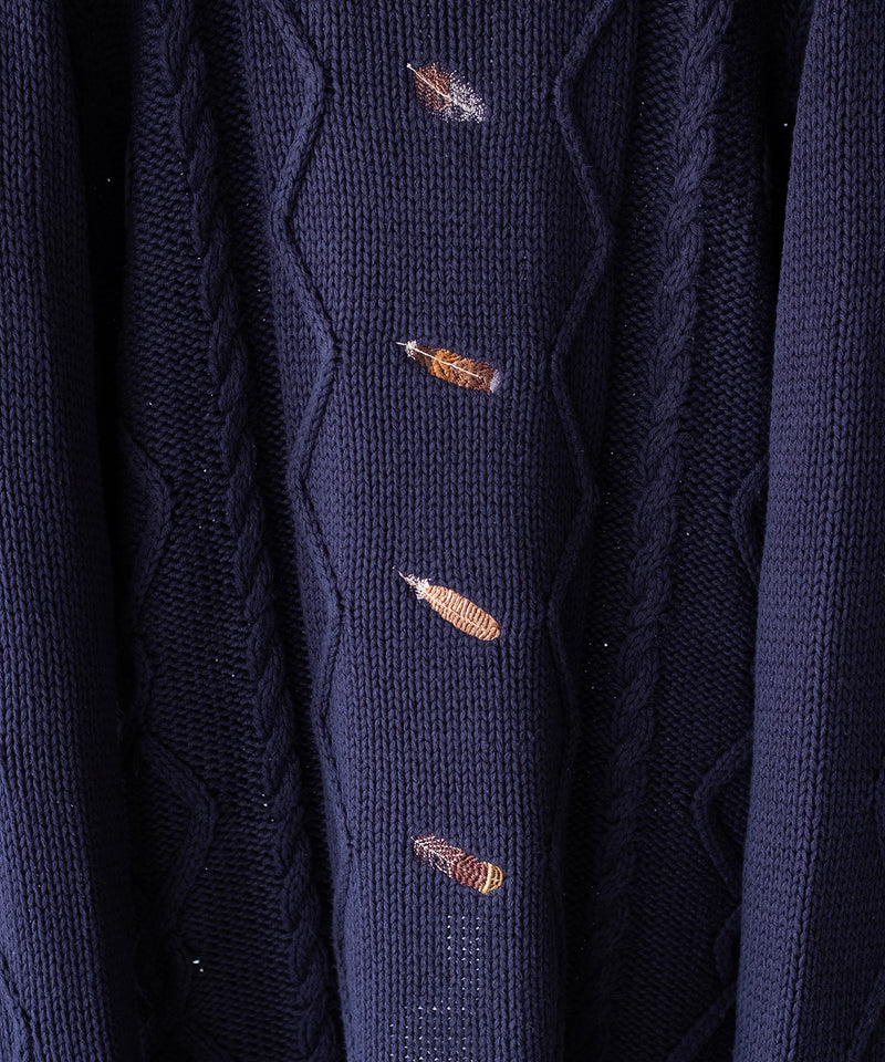 EMBROIDERY CABLE STICH KNIT - ANCELLM – C THE C