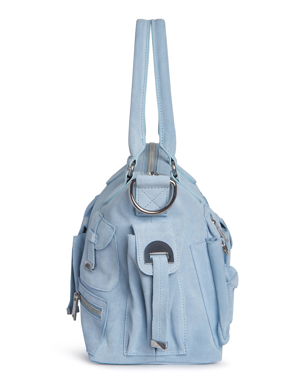 Suede Cargo Pocket Shoulder Bag – Cynthia Rowley