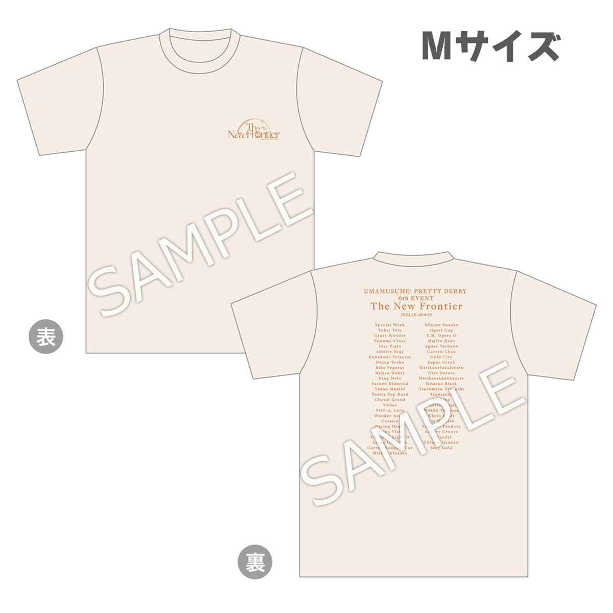 公式Tシャツ (6th EVENT 秋公演Ver.) ホワイト Mサイズ