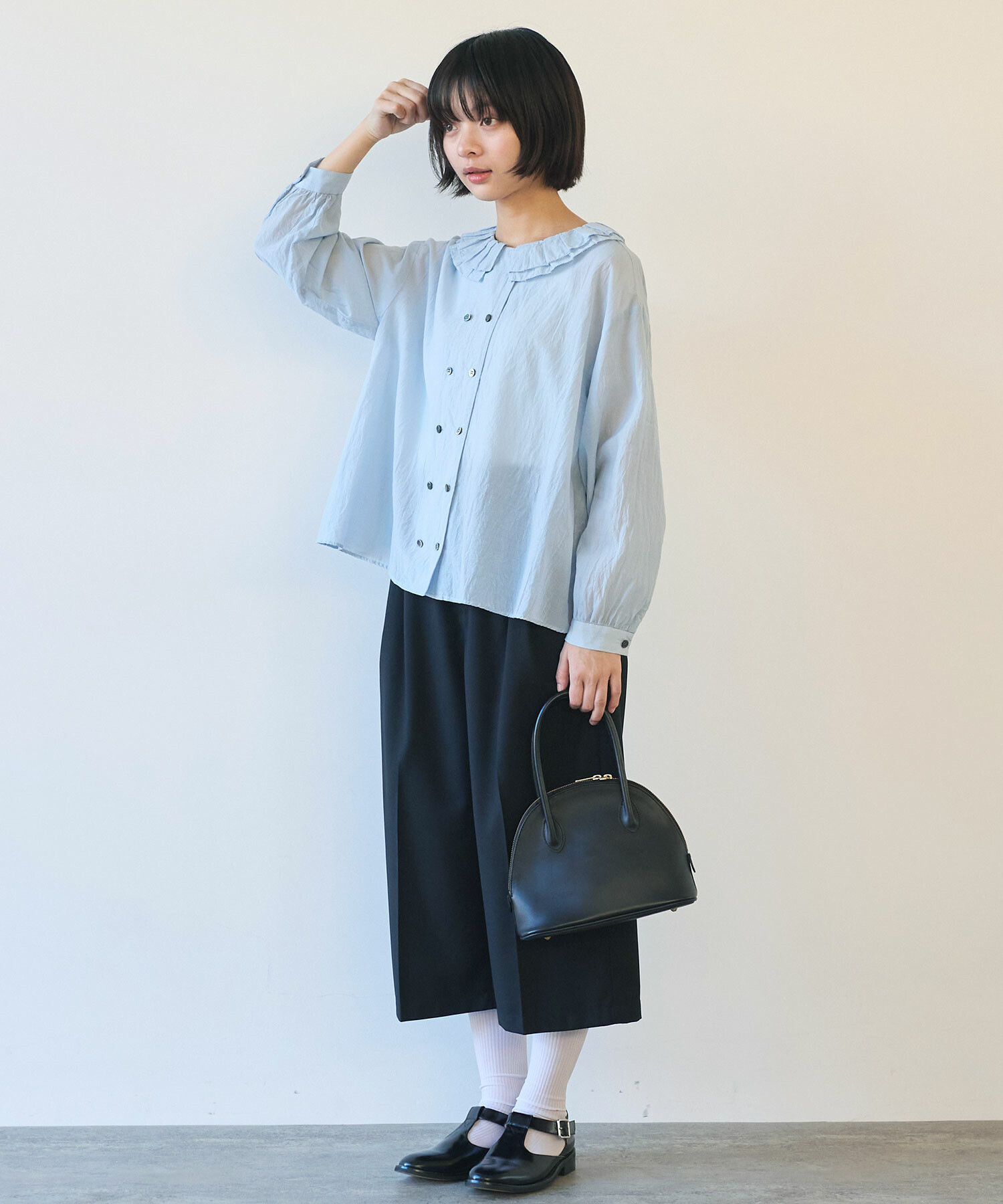 AMBIDEX Store △〇コットン / キュプラ ローンIBK bebe ブラウス(F