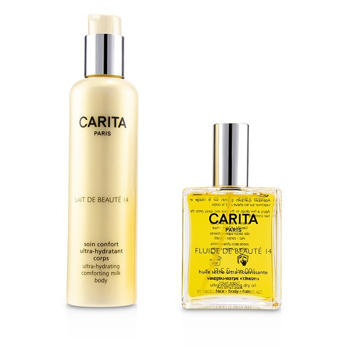 Carita Fluide De Beaute 14 Set : Ultra-Nourishing Dry Oil 100ml +