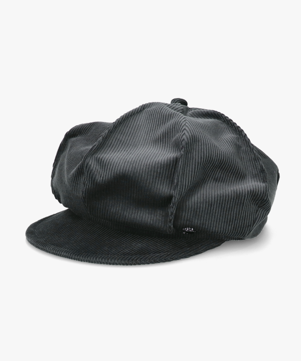 arth Corduroy Tuck Cas | 58cm(58) BLACK (01) | arth / アース