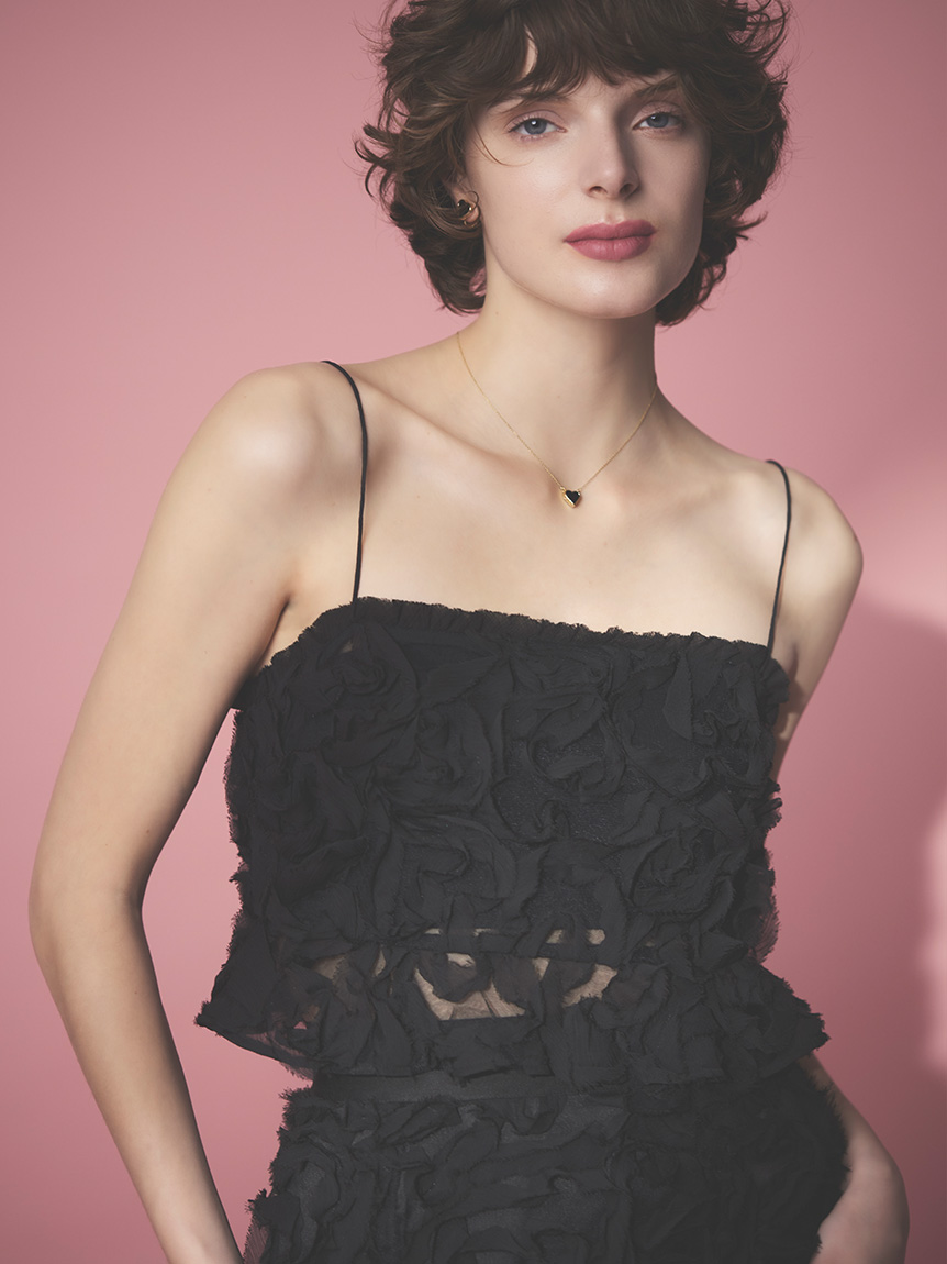 HANAE MORI×CELFORDコラボ】 ハート刺繍ビスチェ(ビスチェ)｜TOPS