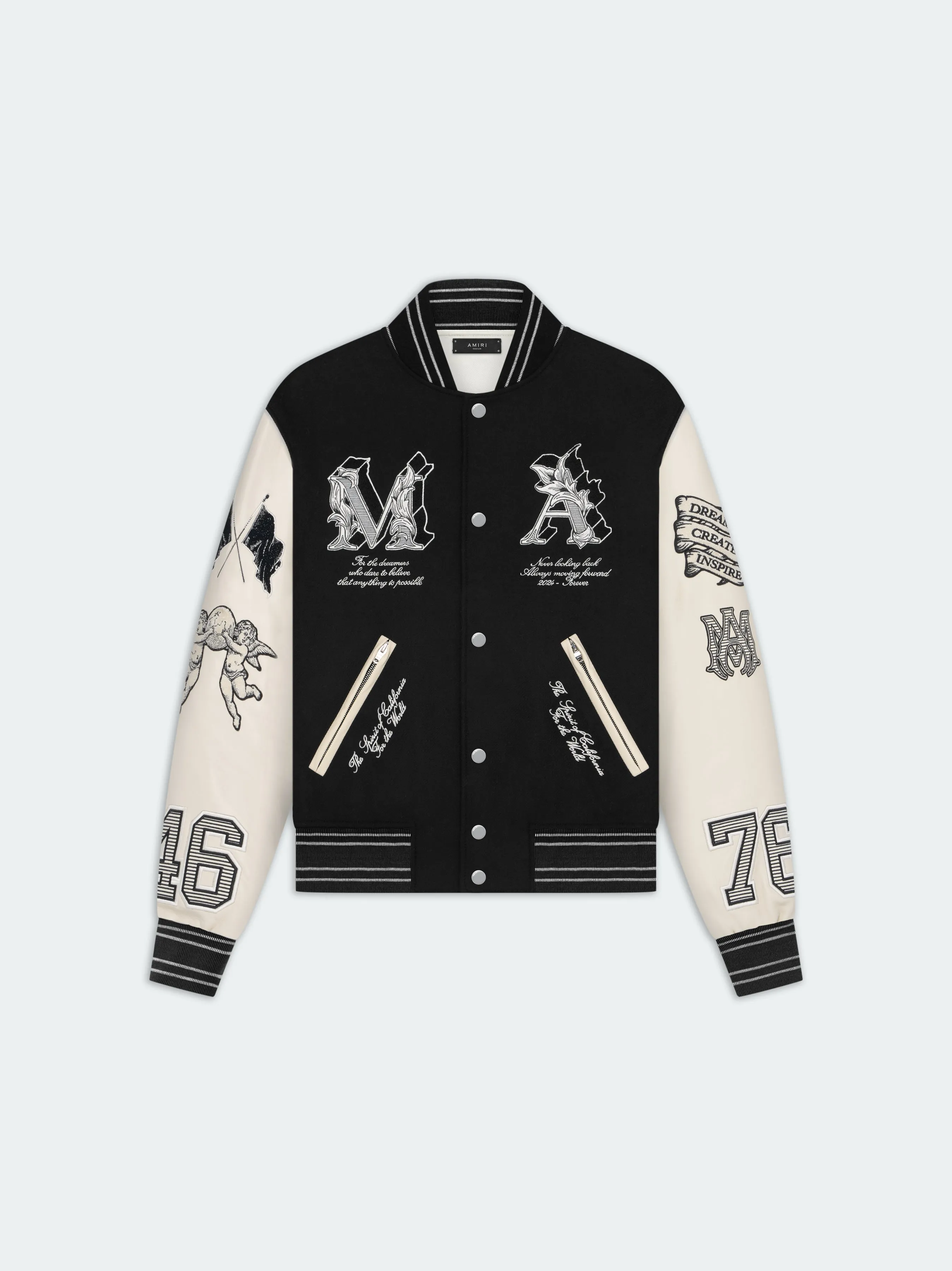 MA ANGEL VARSITY JACKET - Black | Parallel