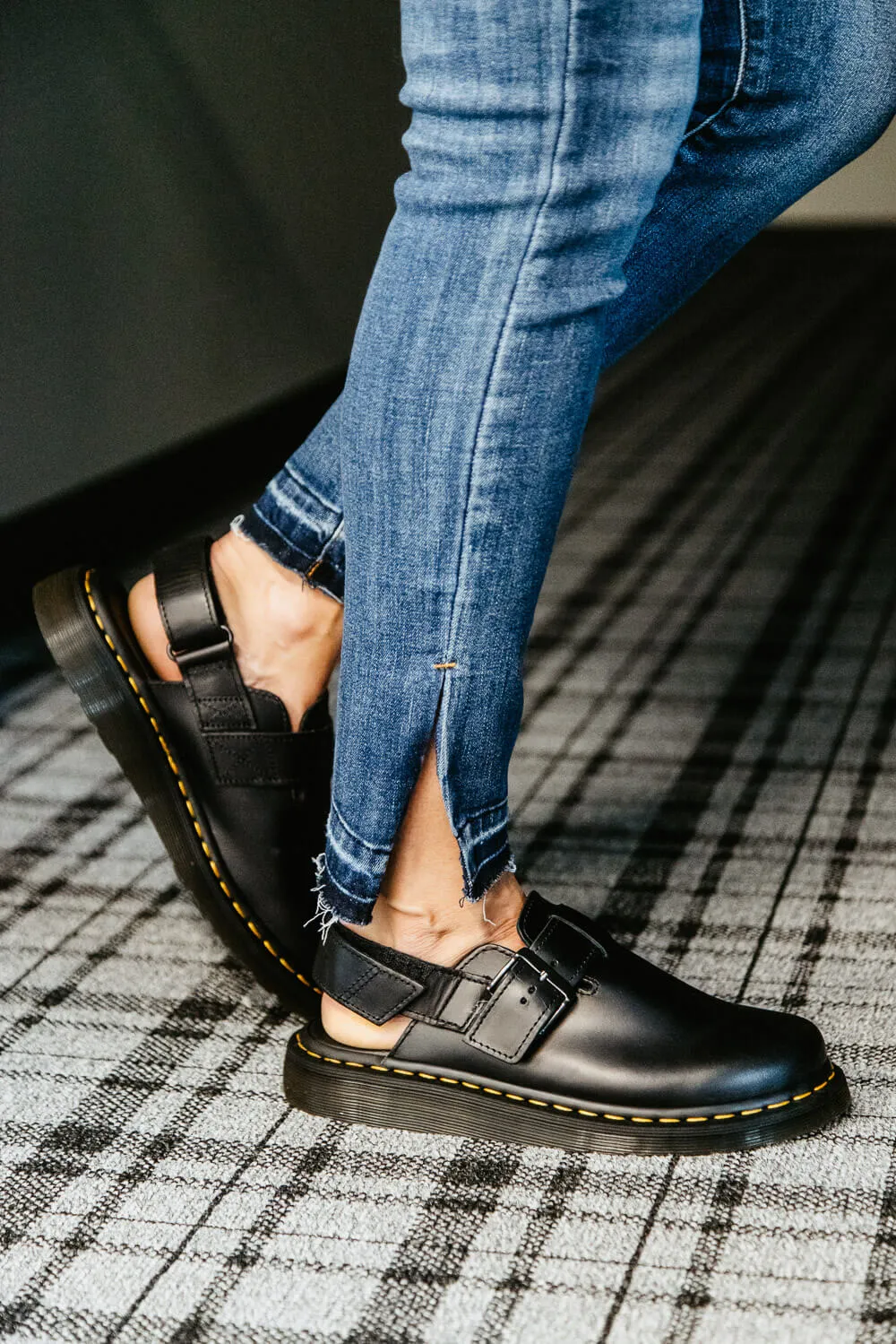 Dr. Martens Jorge II Brando Leather Slingback Mules for Women in