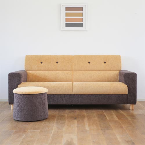 旭川家具 MIYATA 宮田産業 ピノ 国産家具 無垢 オットマン