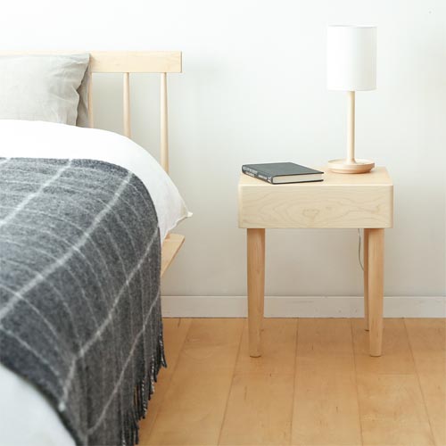 旭川家具 cosine コサイン ドロワーナイトテーブル 国産家具 無垢