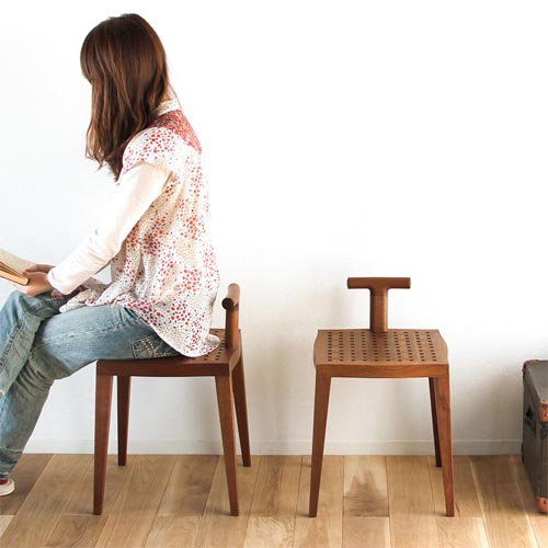 旭川家具 家具工房木魂 ユウキスツール 国産家具 無垢 スツール