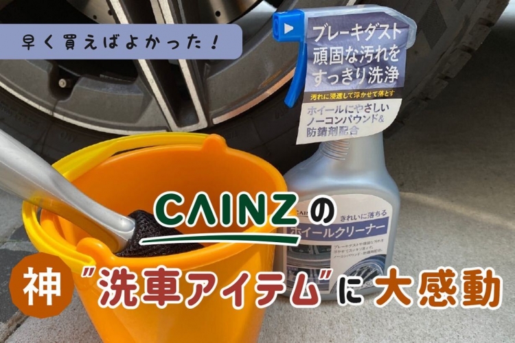 手洗い】カインズおすすめ洗車道具を使ったら感動が止まらない