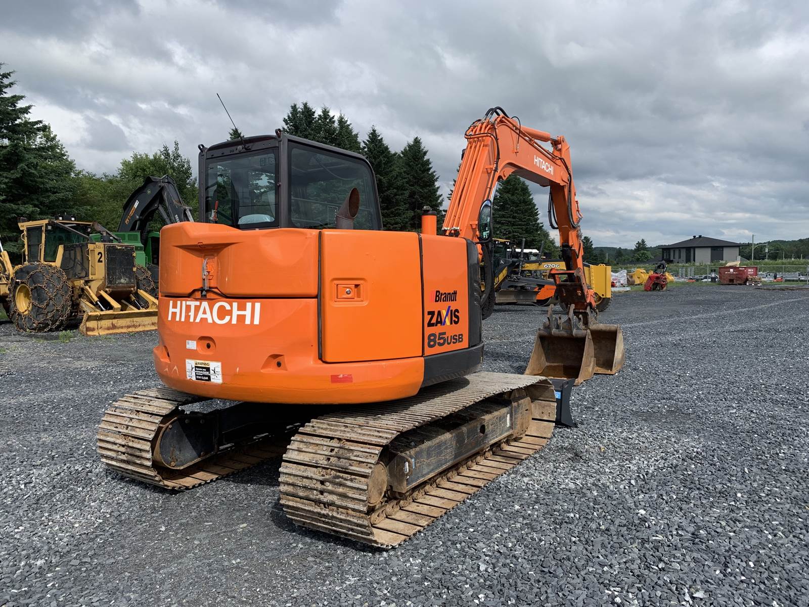 2019 Hitachi ZX85 Excavator For Sale, 1,407 Hours | Saint-Georges