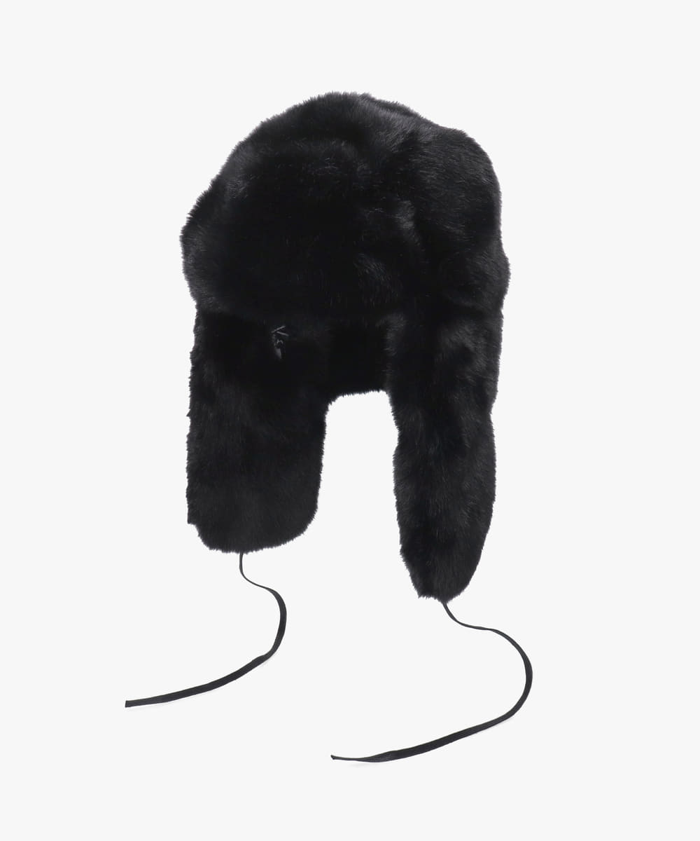 KANGOL×Mastermind FAUX FUR TRAPPER | M(07) BLACK (01) | USHANKA