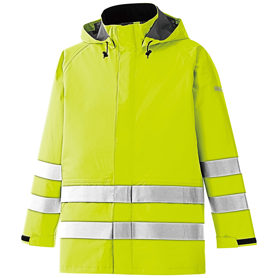 レインベルデN ゴアテックス 高視認仕様 上衣 蛍光イエロー