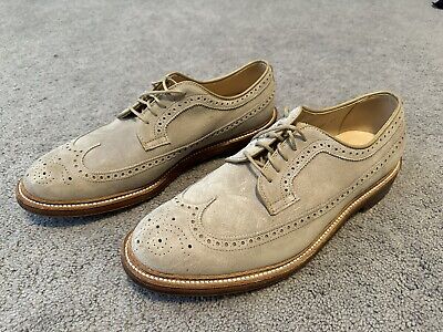 Alden D7523 Milkshake Suede Long Wing Blucher | Alden Model Project