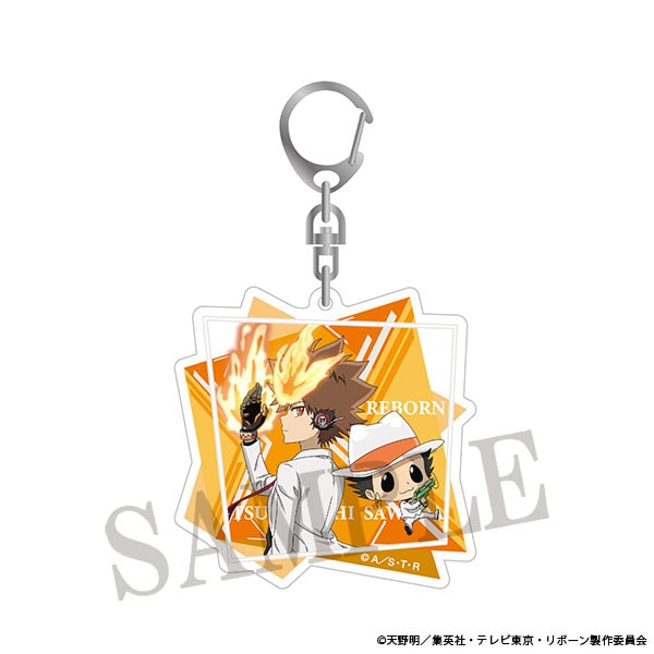 家庭教師ヒットマンREBORN! アクリルキーホルダー 沢田綱吉＆リボーン