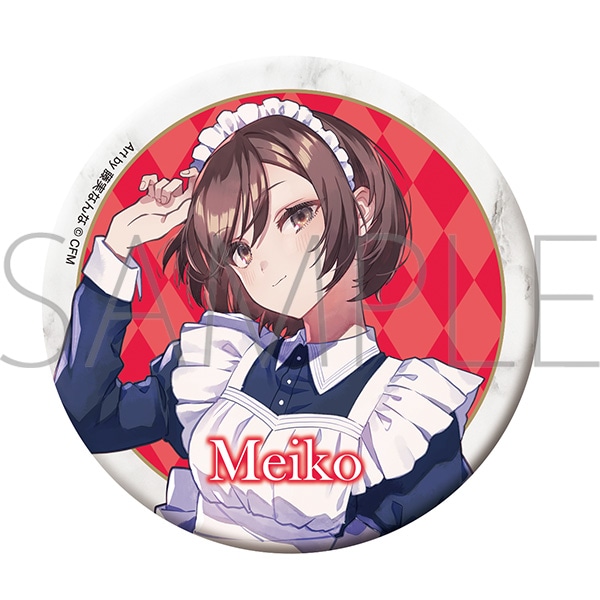 初音ミクシリーズ 缶バッジ／E MEIKO メイド＆執事: キャラグッズ