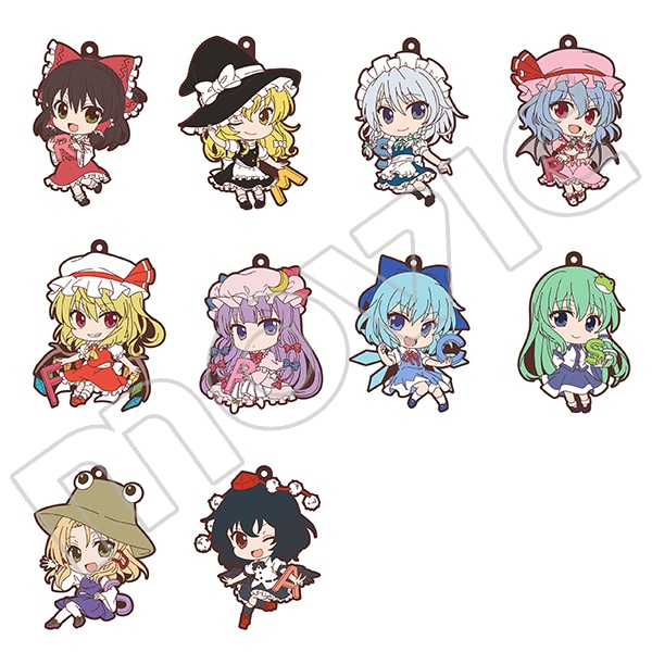 東方Project ラバーストラップコレクション: キャラグッズ｜ムービック