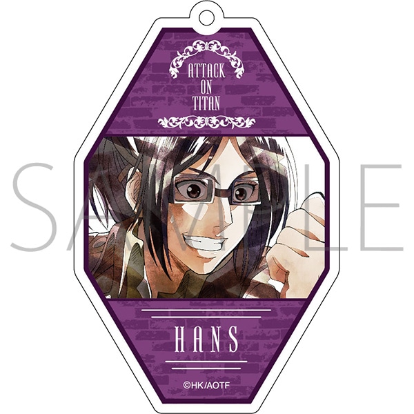 進撃の巨人 アクリルキーホルダー ハンジ Art-Pic: キャラグッズ
