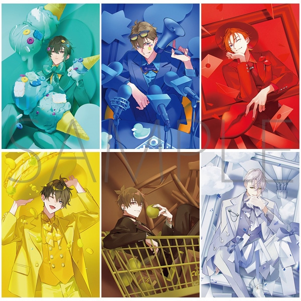 ツキウタ。 メモリアルポストカードセット Procellarum 10thイラスト 6