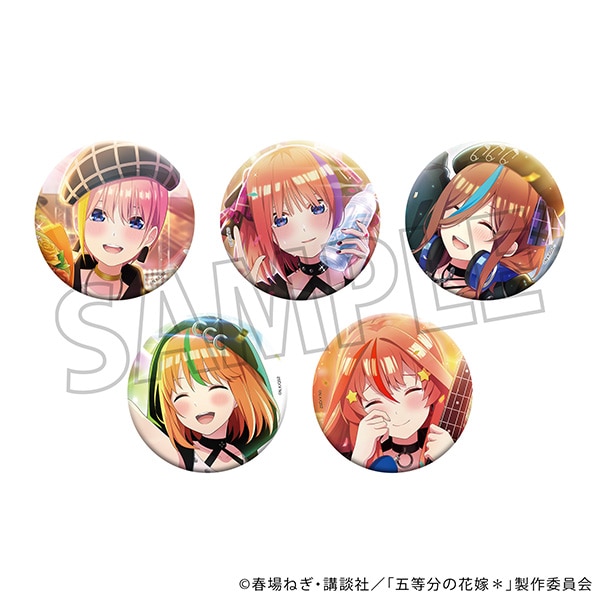 五等分の花嫁＊ 缶バッジセット（ガールズバンド）: キャラグッズ