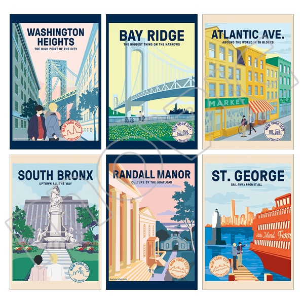 BANANA FISH ポストカードセット NYC: キャラグッズ｜ムービック（movic）