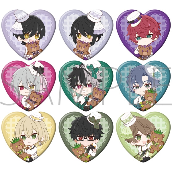 魔法使いの約束 ハート型キャラバッジコレクション／B: キャラグッズ