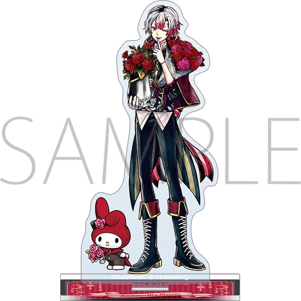 悪魔執事と黒い猫 アクリルスタンド アモン×マイメロディ 悪魔執事と