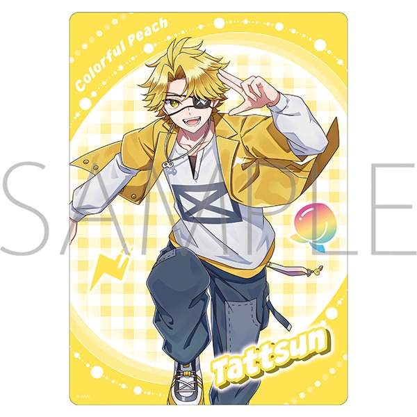 カラフルピーチ 下敷き／たっつん: キャラグッズ｜ムービック（movic）