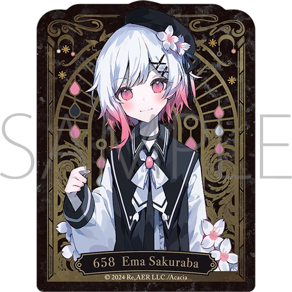 魔法少女ノ魔女裁判 ステッカー／桜羽エマ: キャラグッズ｜ムービック